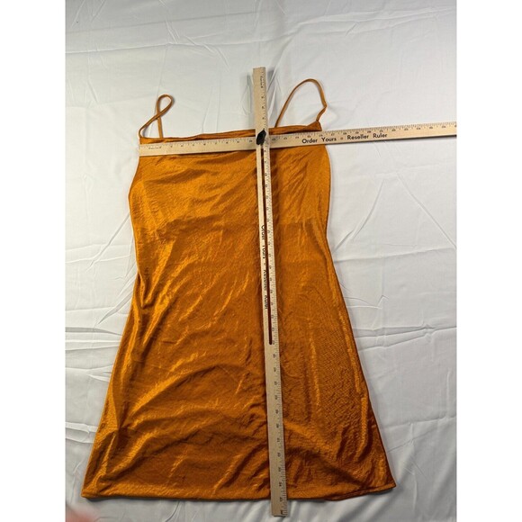 Sincerely Jules Dress Womens Size Large Slip Spaghetti Strap Sleeveless Brown - Picture 4 of 8